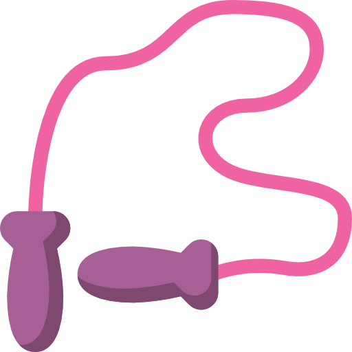 pinkish jump rope